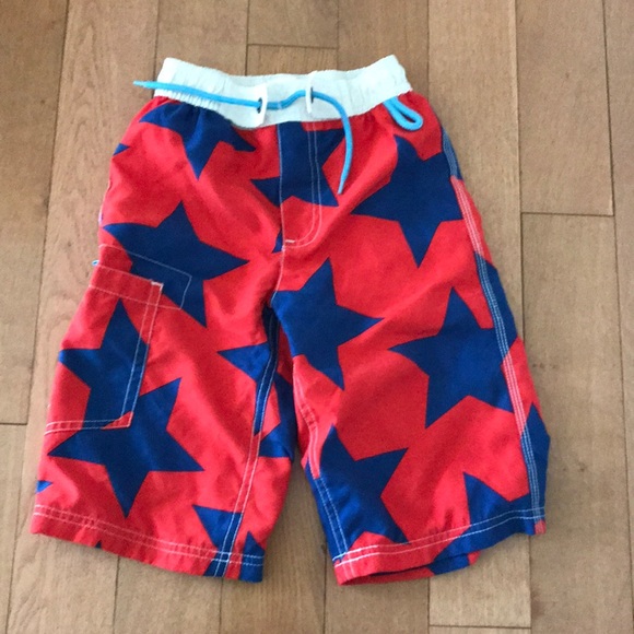mini boden swim trunks